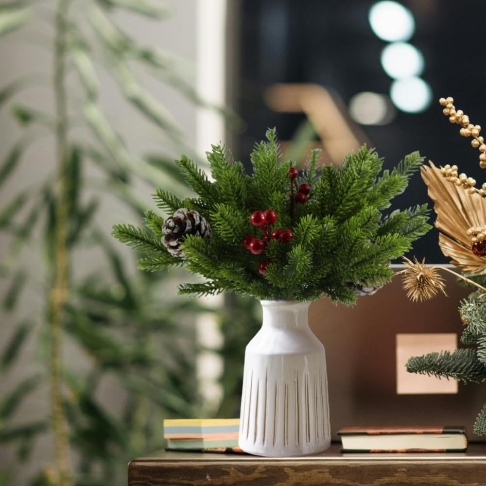 Outdoor Furniture Design - 20/50Pcs Artificial Plants Christmas Tree Home