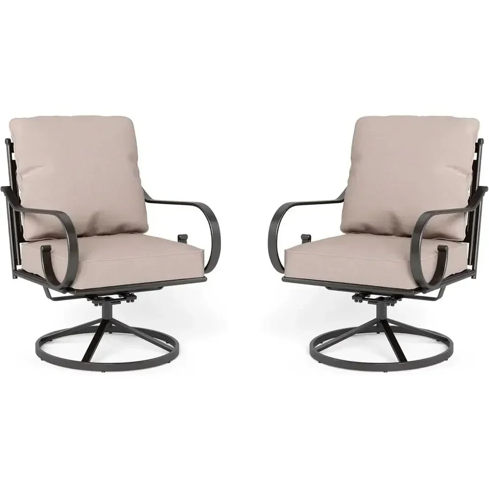 Outdoor Furniture Metal Chairs - Large High-Back Metal Outdoor Patio Furniture
