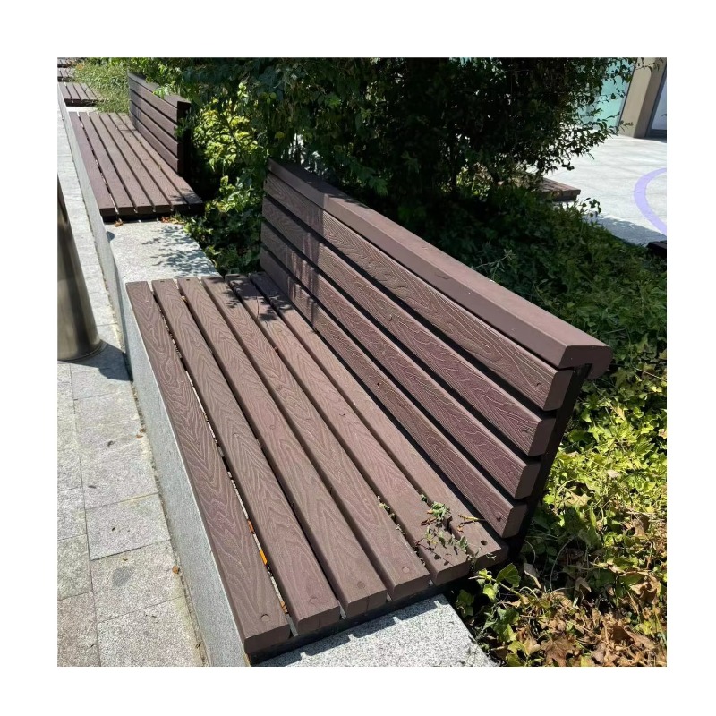 Outdoor Furniture Metal Chairs - Solid Wood Plastic Recycled Plastic Wood