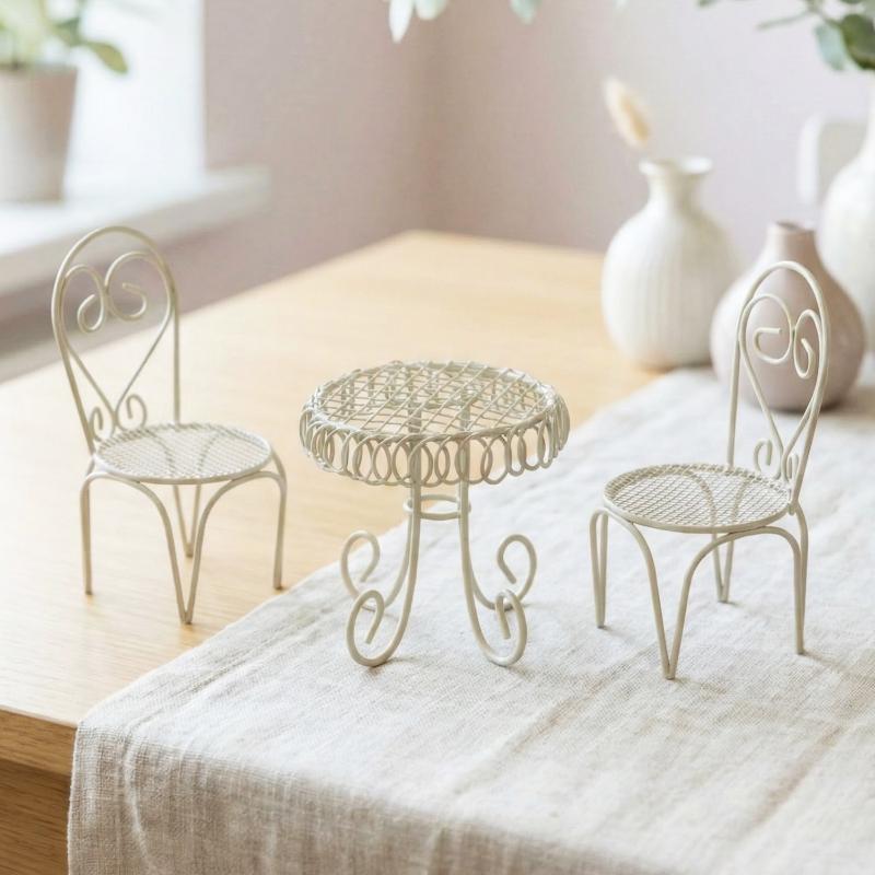 Outdoor Furniture Design - 1/3Pcs Dollhouse Garden Display Ornament Prop