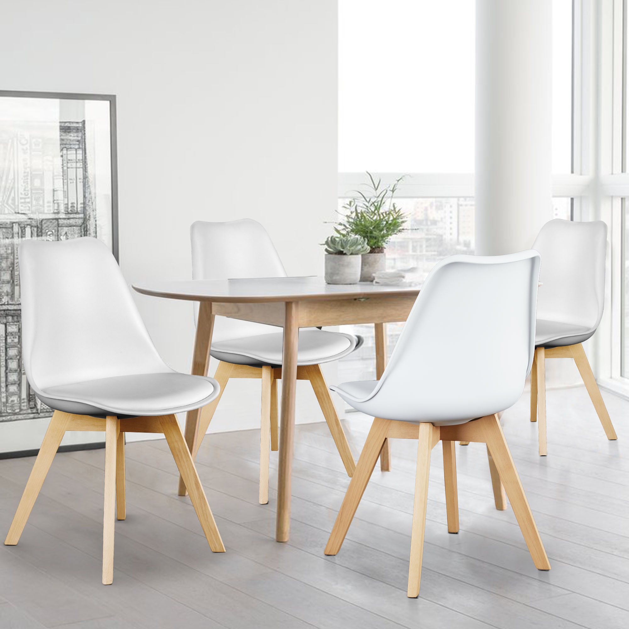 JHK PU Leather Dining Chairs S - огляд і ціна Adirondack Chair Wood