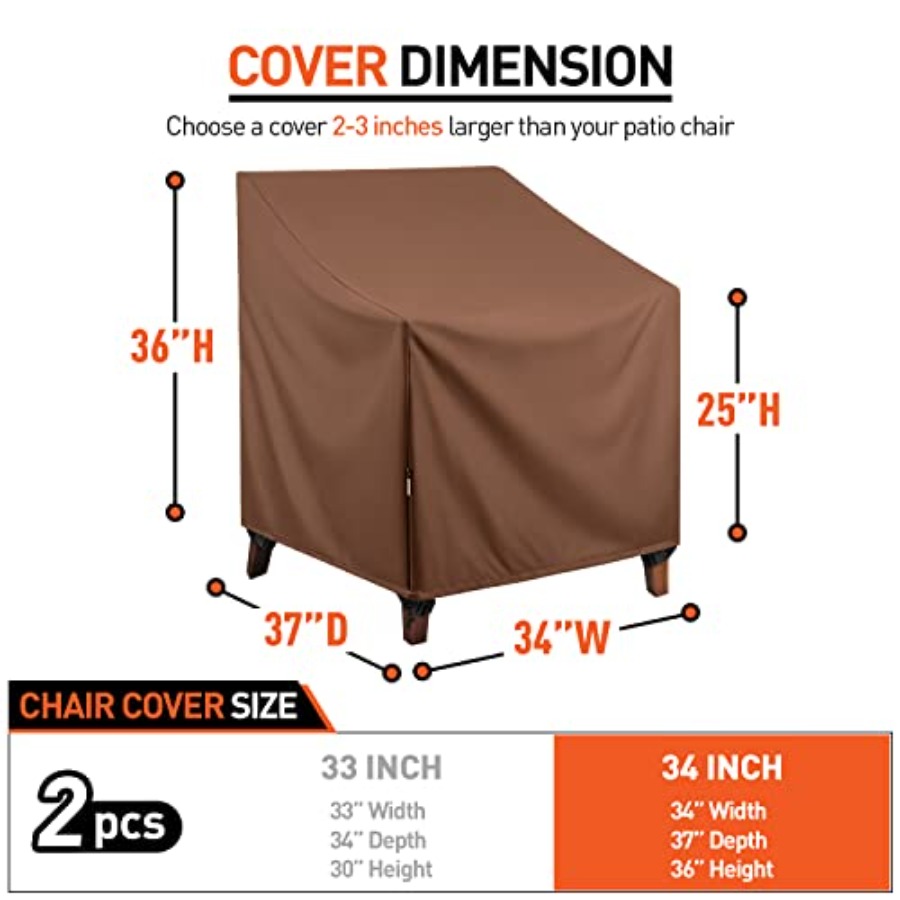 Waterproof Patio Chair Covers, - огляд і ціна Outdoor Furniture Heavy