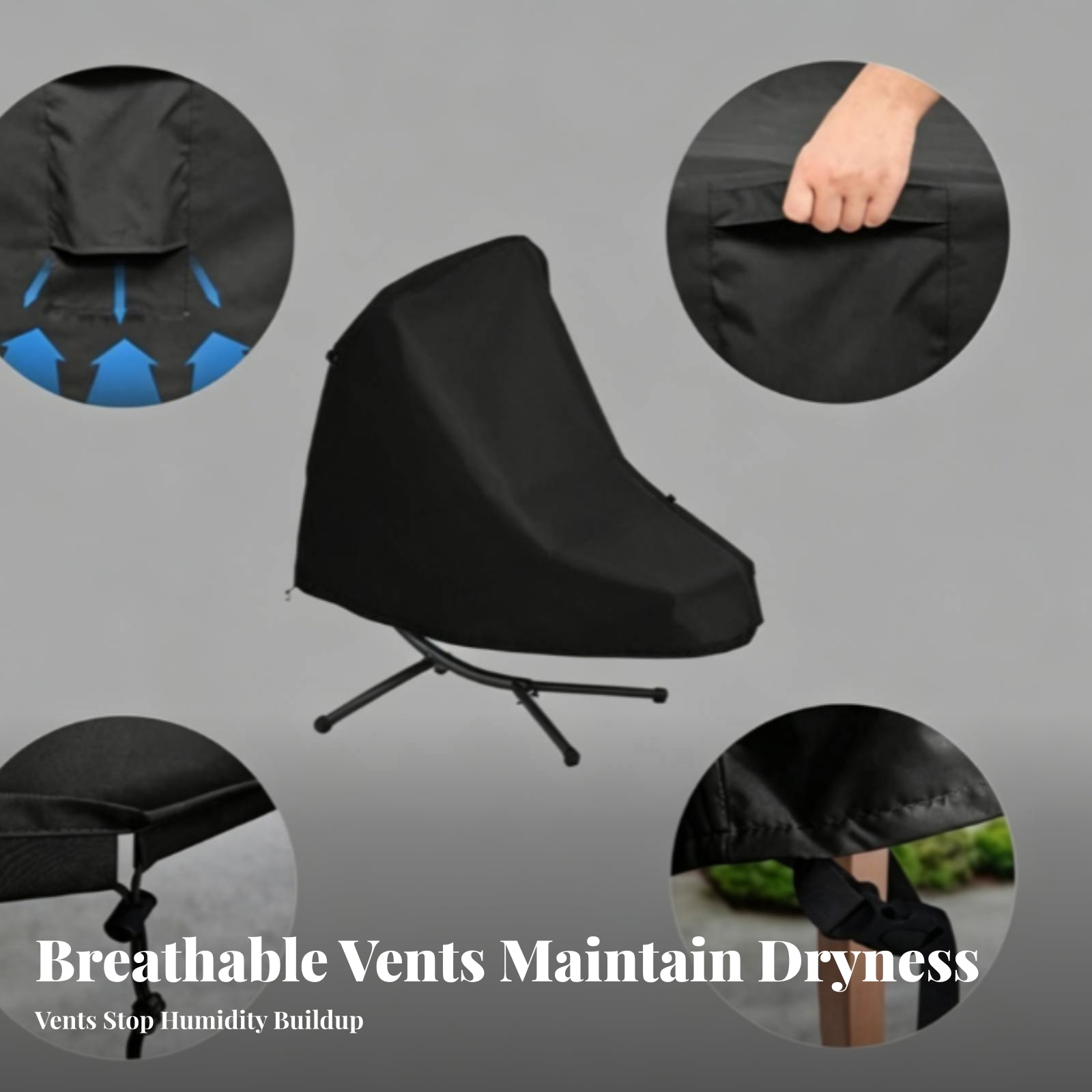Suspended Chaise Cover Securin - огляд і ціна Outdoor Furniture Heavy