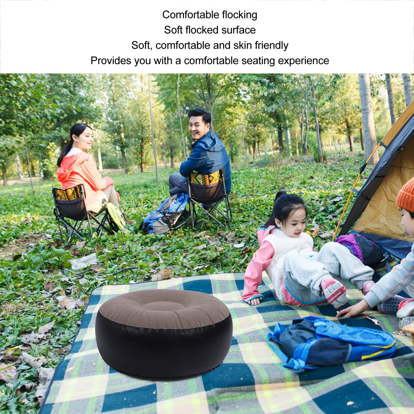 Inflatable Flocking Stool Mult - огляд і ціна Outdoor Furniture Design