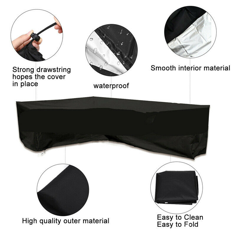 L Shape Furniture Waterproof   - огляд і ціна Outdoor Furniture Fabric Waterproof