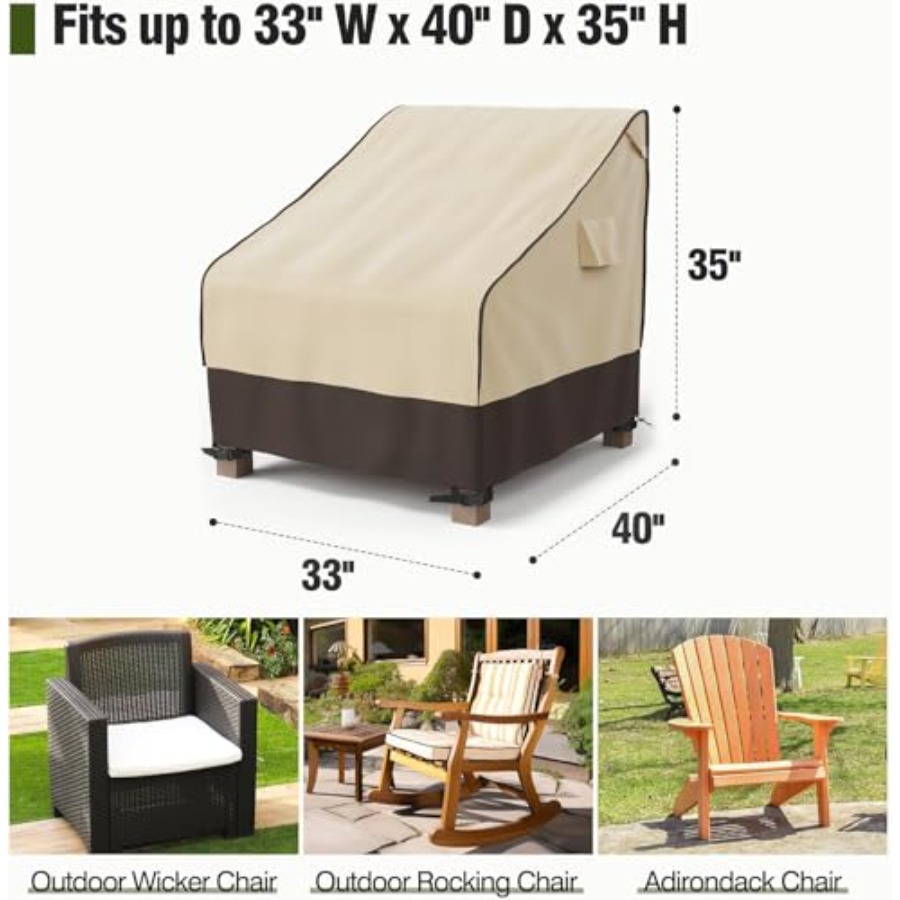 Patio Chair Cover Waterproof,  - огляд і ціна Outdoor Furniture Heavy