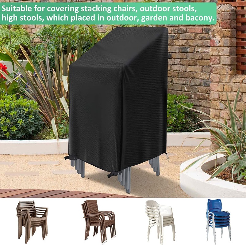 1/2/PCS Stacked Chair Dust Cov - огляд і ціна Outdoor Furniture Cover Waterproof
