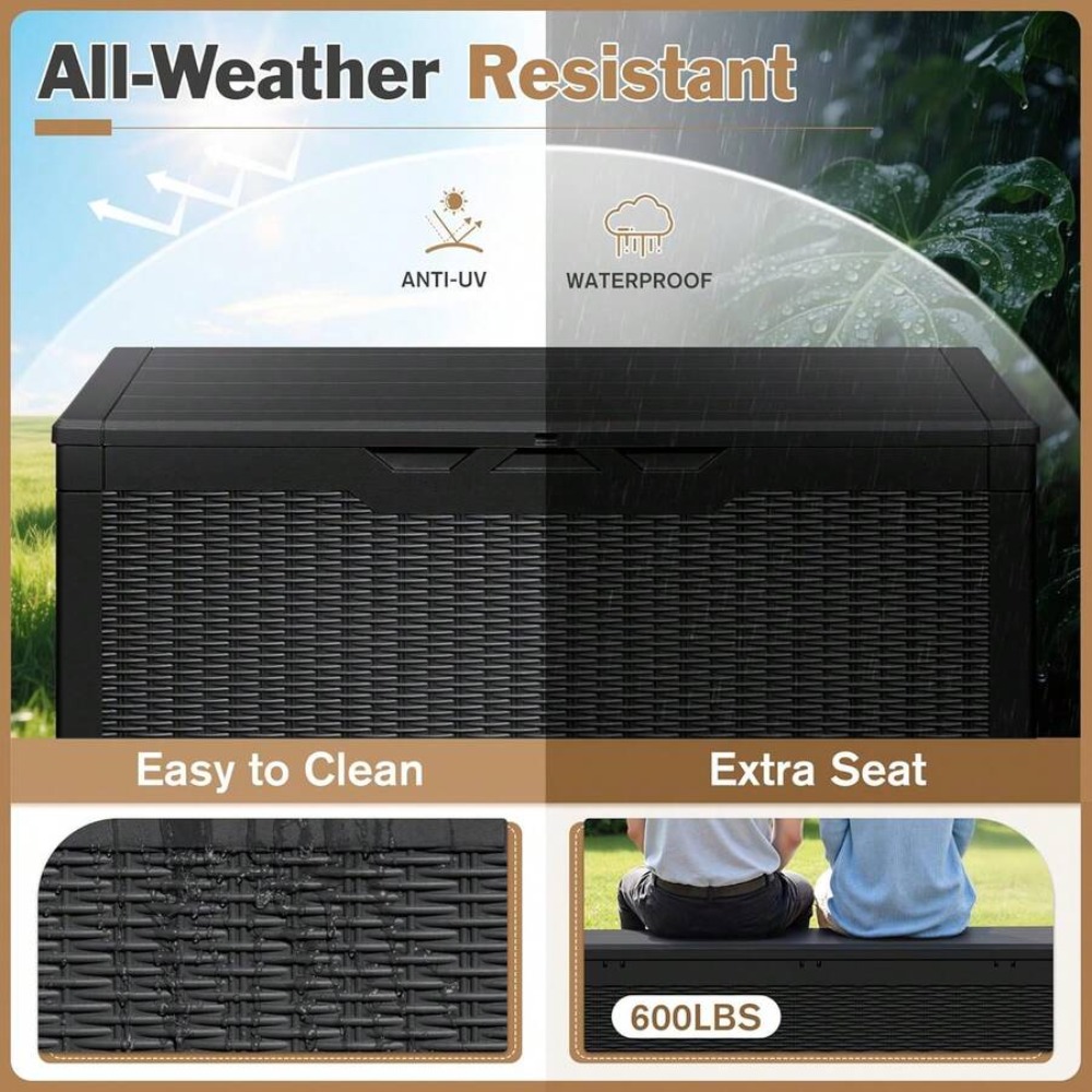 Large Lockable Outdoor Storage - огляд і ціна Outdoor Furniture Patio