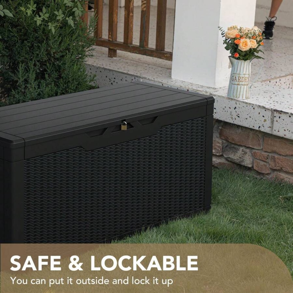 Large Lockable Outdoor Storage - огляд і ціна Outdoor Furniture Patio