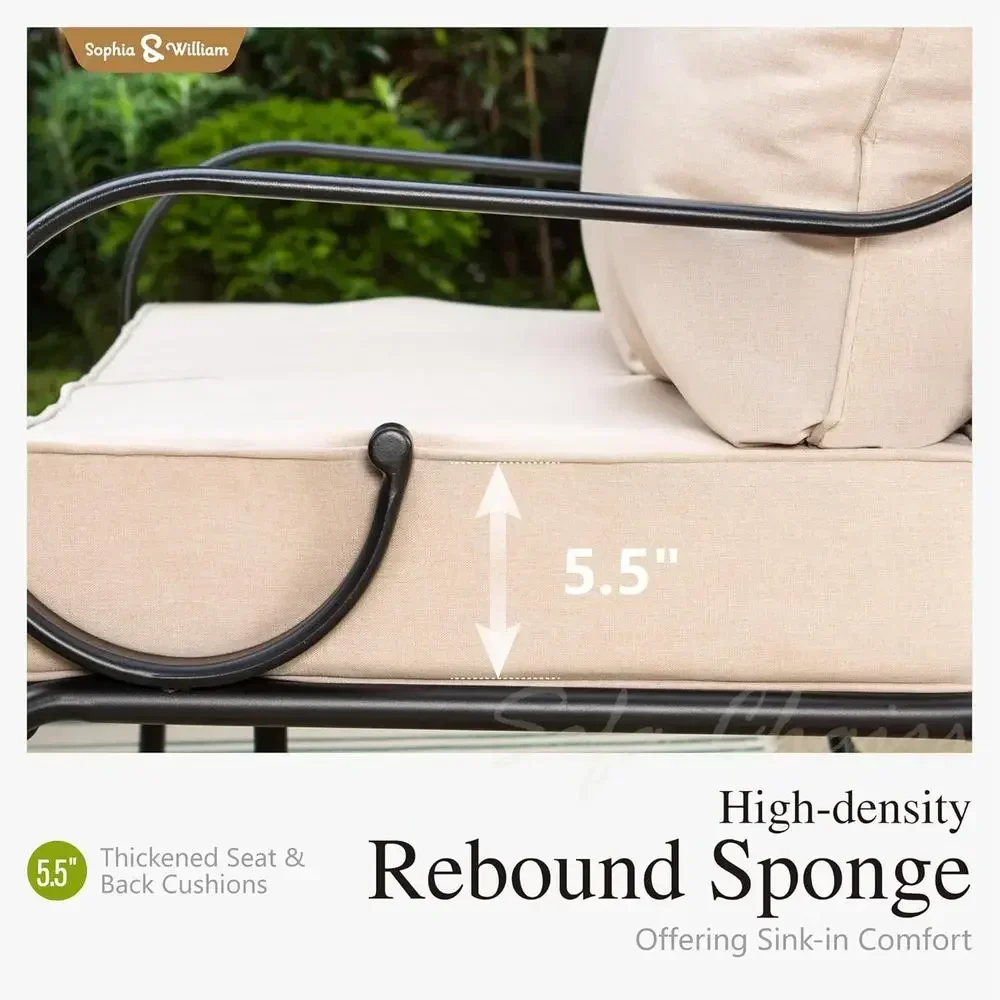 Large High-Back Metal Outdoor  - огляд і ціна Outdoor Furniture Metal Chairs