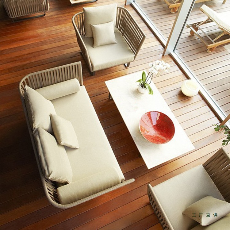Outdoor Rattan Sofa Set Waterp - огляд і ціна Outdoor Furniture Metal Chairs