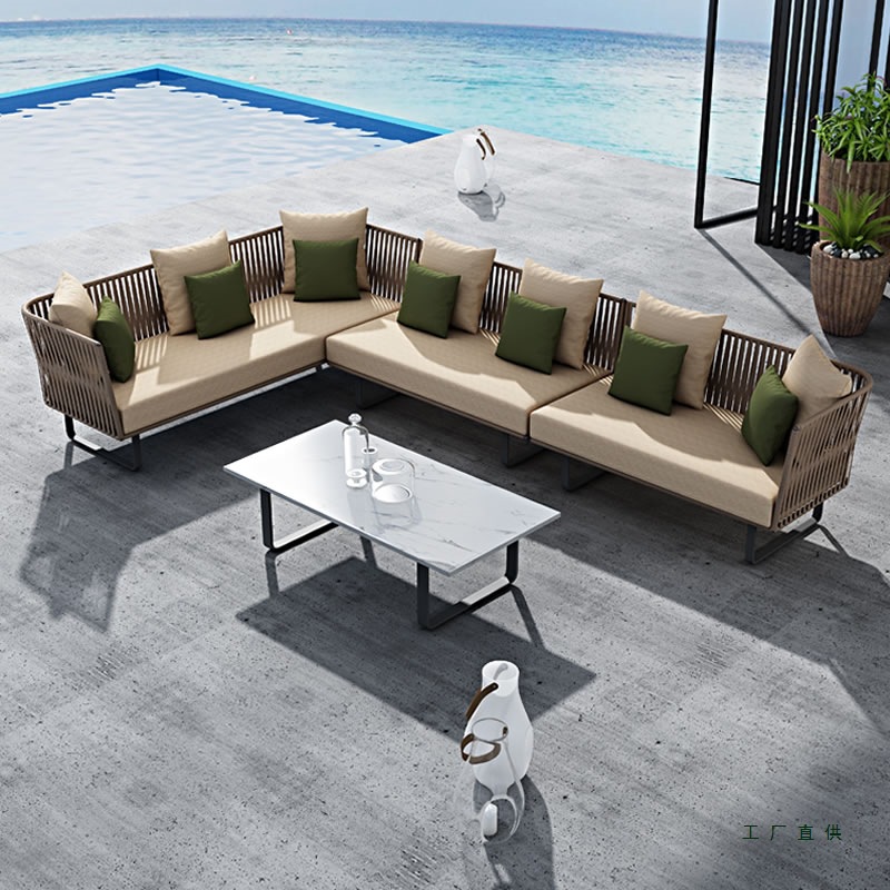 Outdoor Rattan Sofa Set Waterp - огляд і ціна Outdoor Furniture Metal Chairs