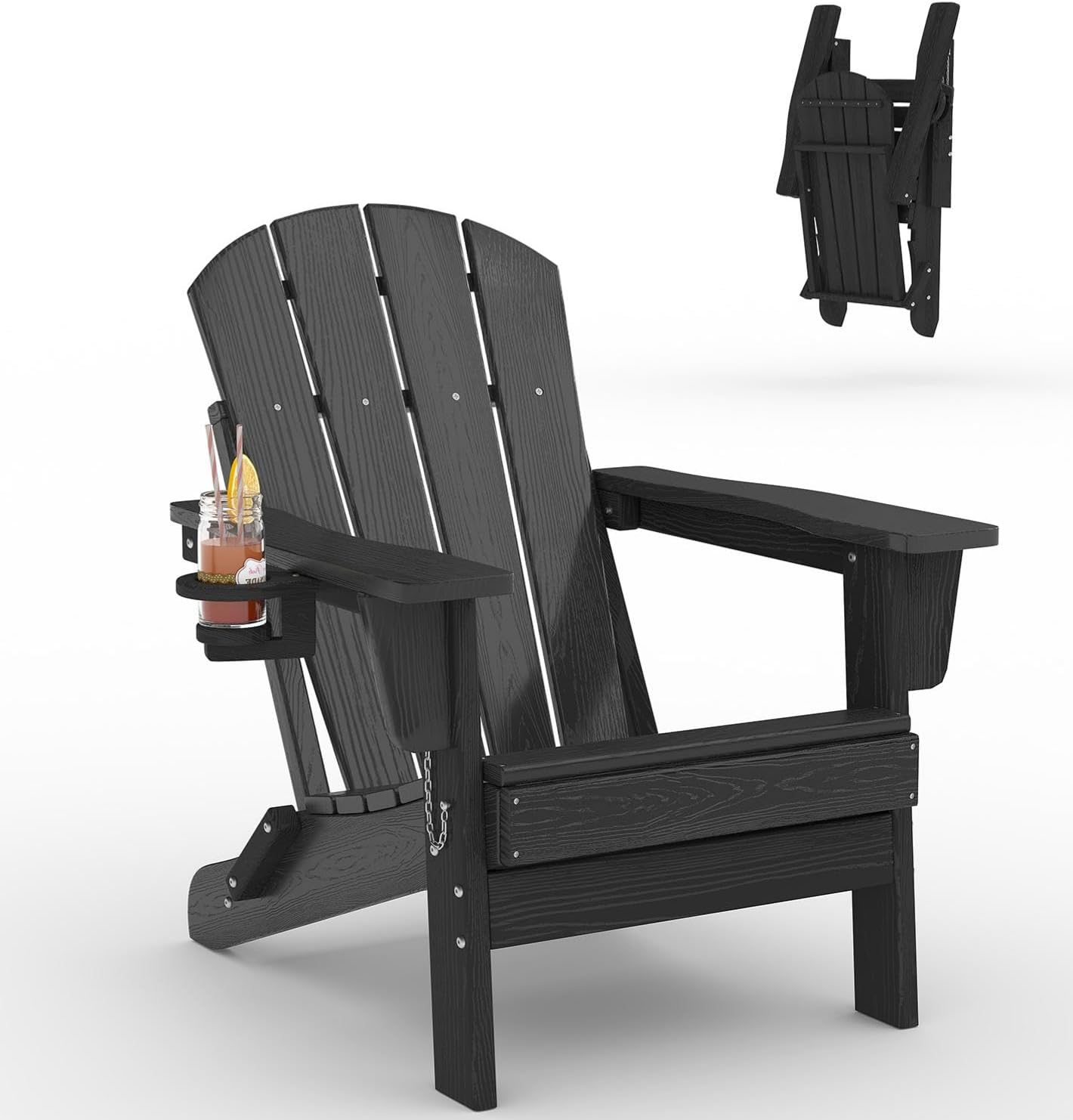 Folding Adirondack Chair HDPE  - огляд і ціна Adirondack Chair Wood