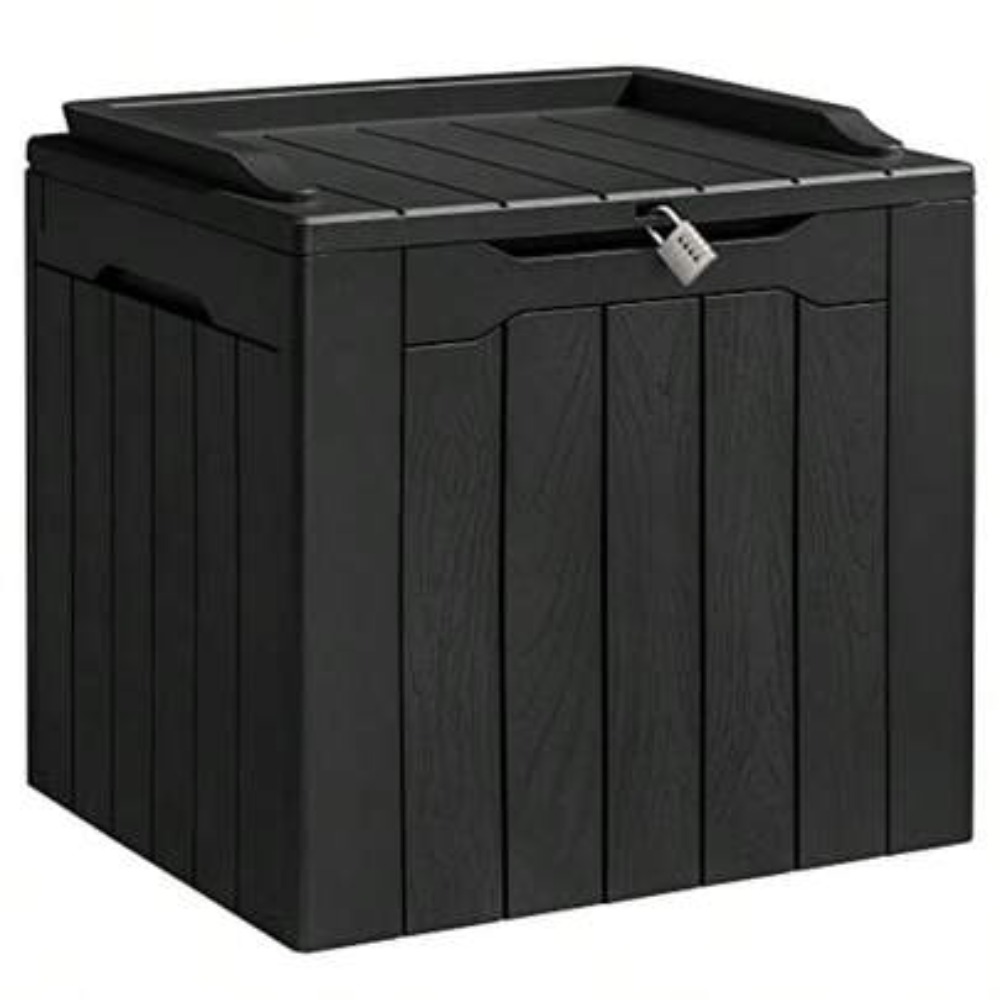 31 Gallon Resin Deck Box Water - огляд і ціна Outdoor Furniture Heavy