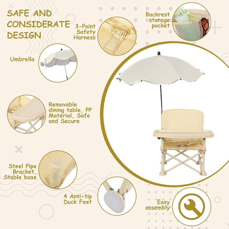 Baby Outdoor Beach Chair with  - огляд і ціна Outdoor Furniture Australia