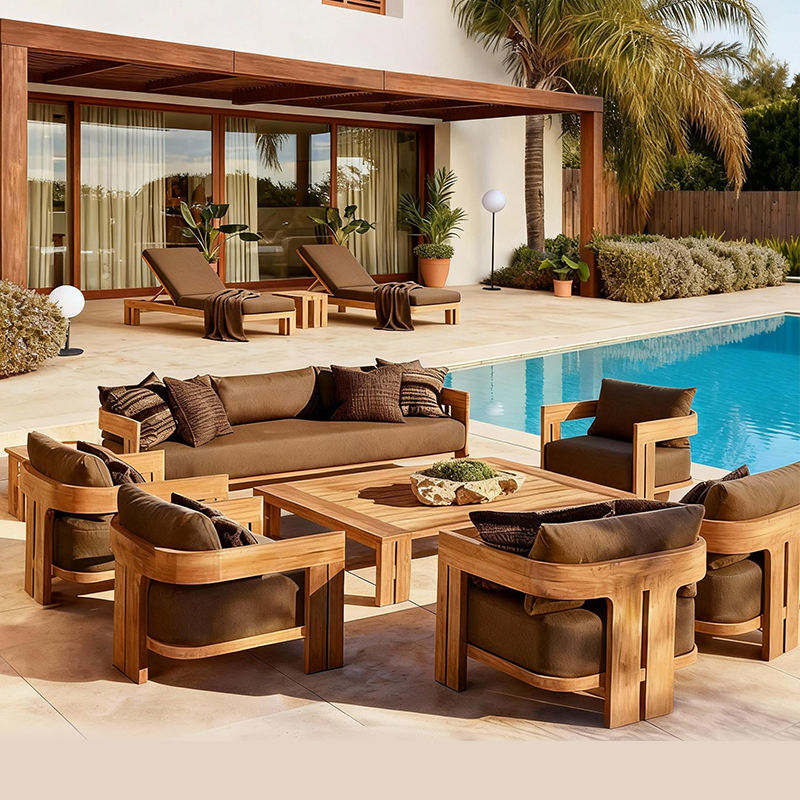 Outdoor Teak Sofa Set 2026 | P - огляд і ціна Outdoor Furniture Europe