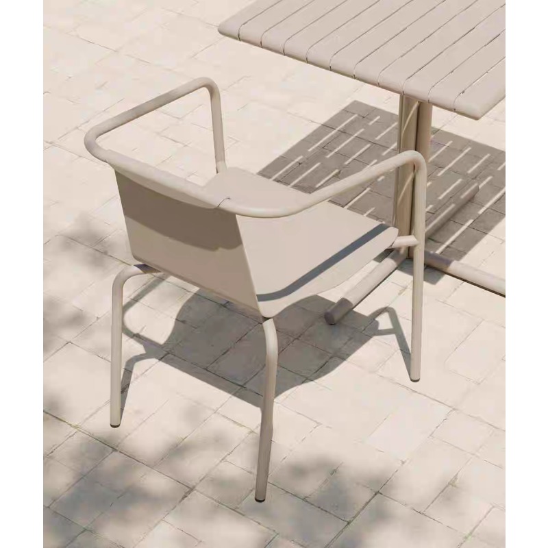 Scandinavian Patio Set Long Ta - огляд і ціна Outdoor Furniture Metal Chairs