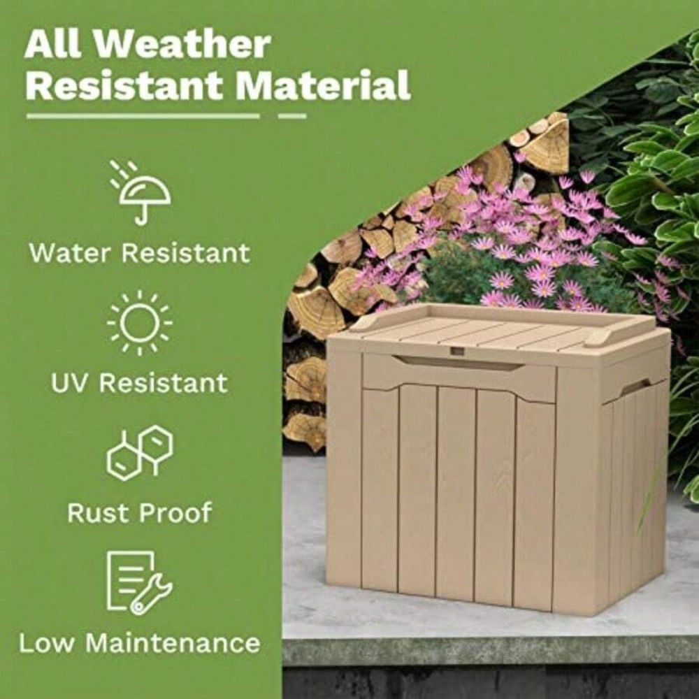 Extra Large 90 Gallon Resin De - огляд і ціна Outdoor Furniture Weatherproof