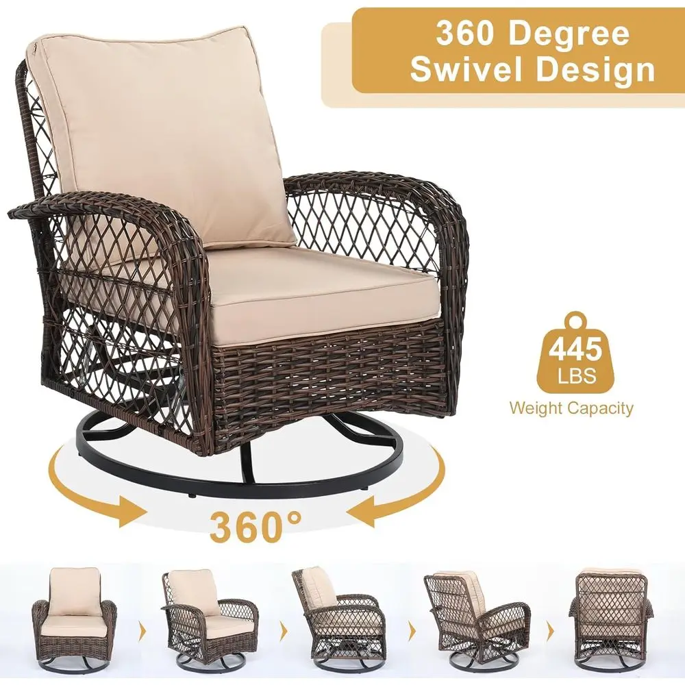 3-Piece Patio Furniture Set, S - огляд і ціна Outdoor Furniture Metal Chairs