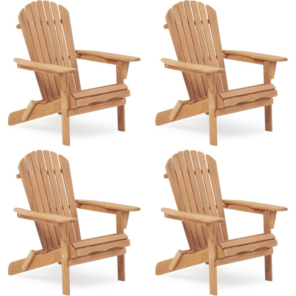 Classic 4-Piece Adirondack Cha - огляд і ціна Adirondack Chair Wood
