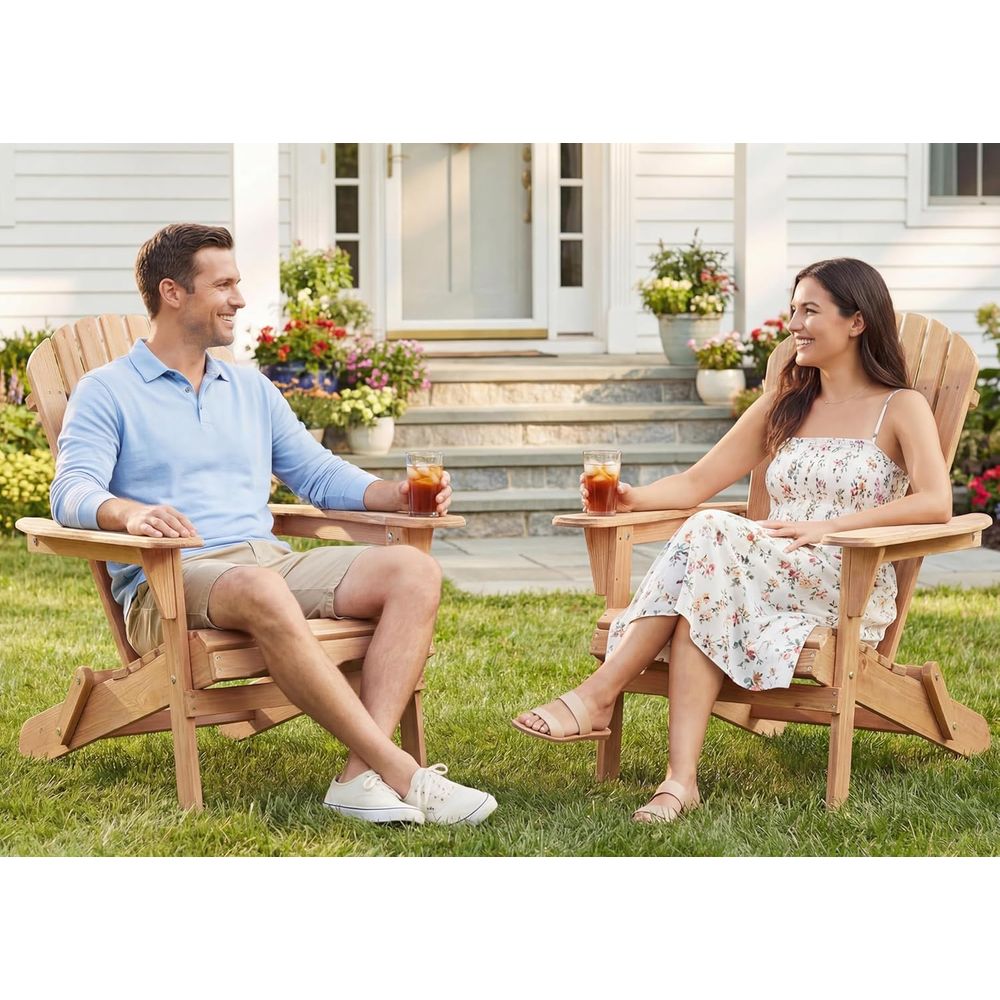 Classic 4-Piece Adirondack Cha - огляд і ціна Adirondack Chair Wood