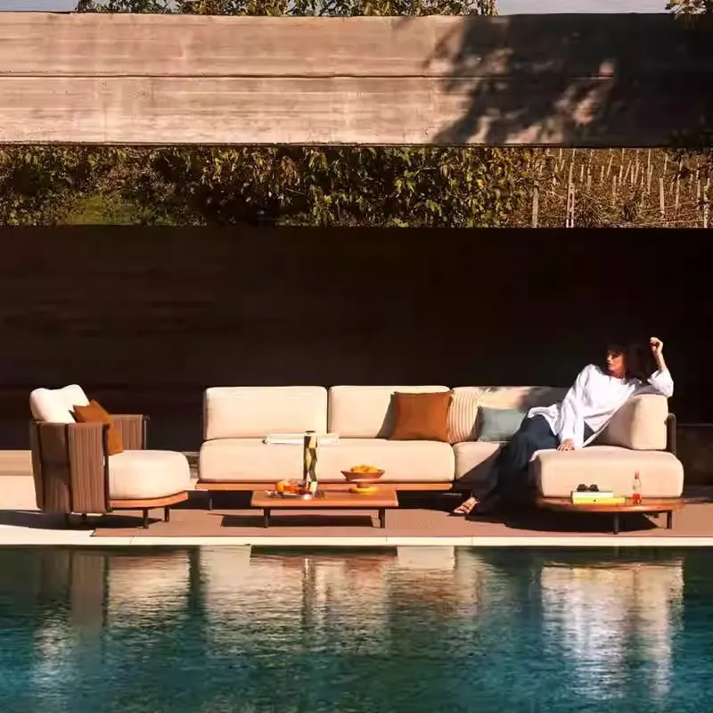 Nordic outdoor rattan sofa vil - огляд і ціна Outdoor Furniture Design