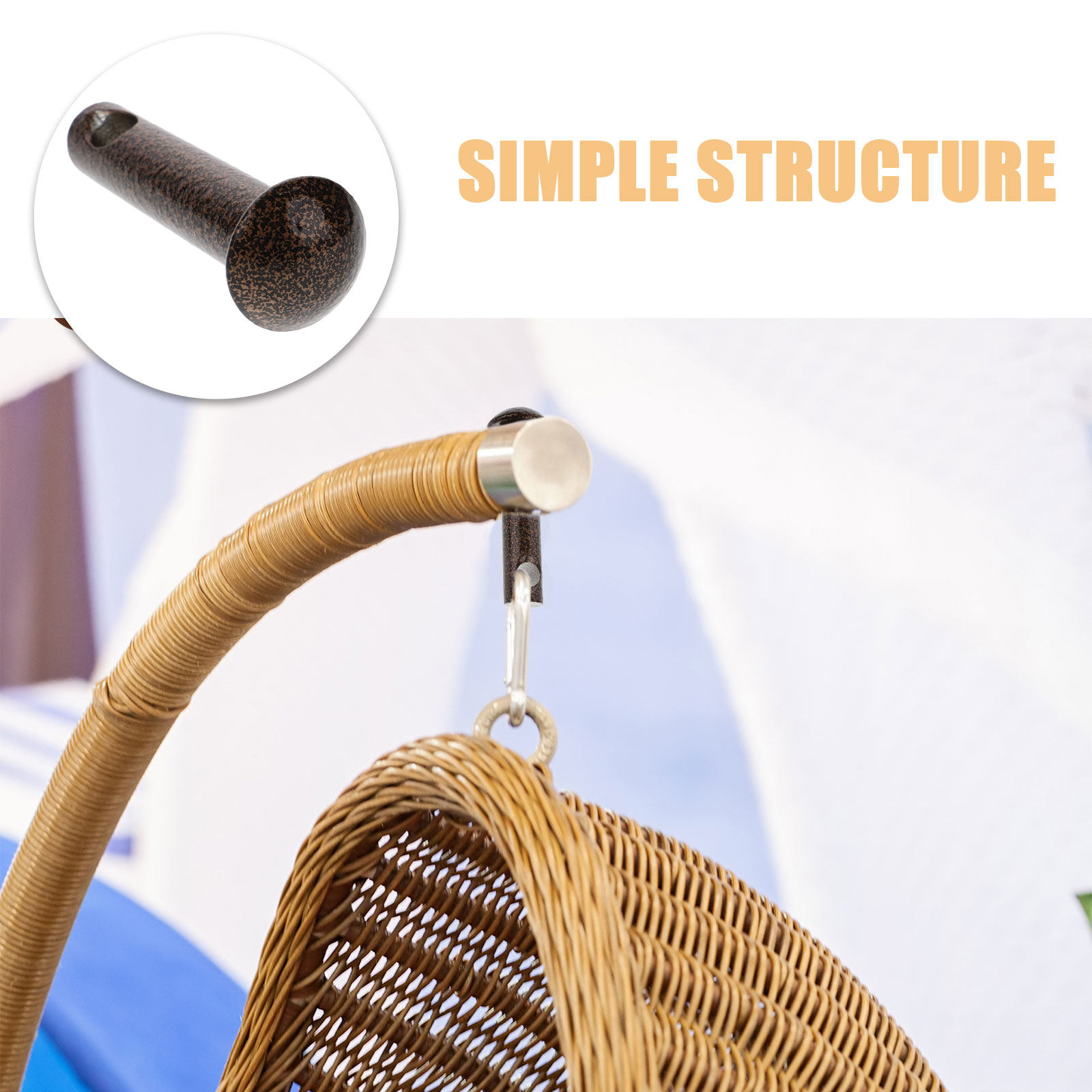 2Pcs Hammock Chair Pin Plug He - огляд і ціна Outdoor Furniture Heavy