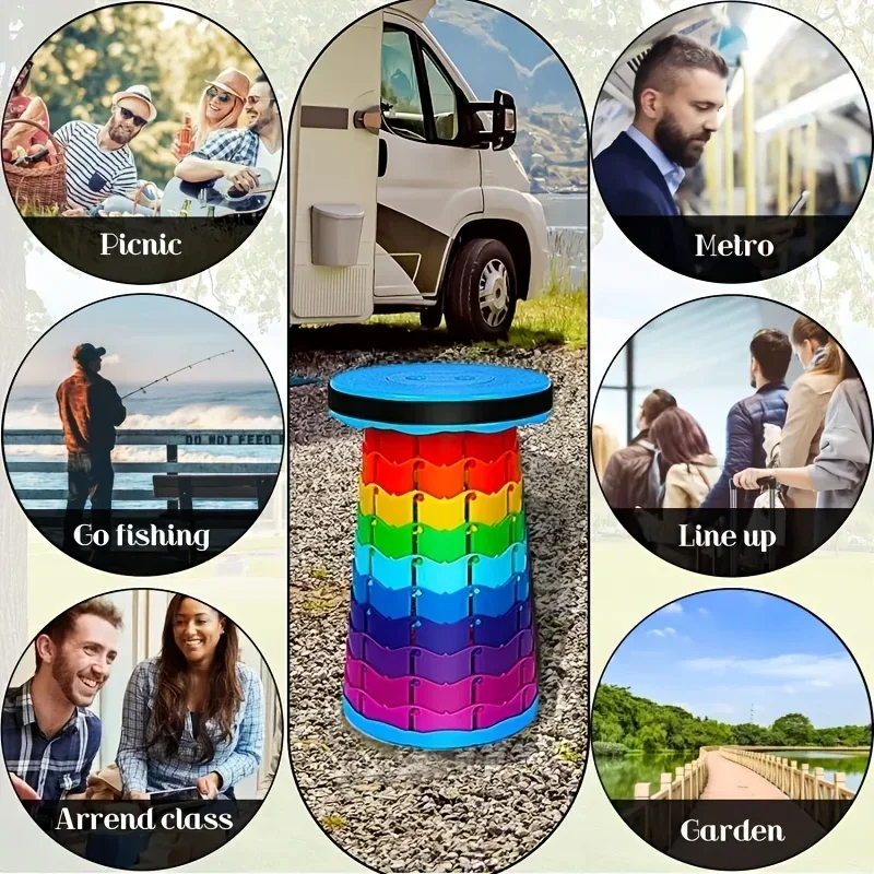 Rainbow Telescopic Camping Sto - огляд і ціна Outdoor Furniture Design
