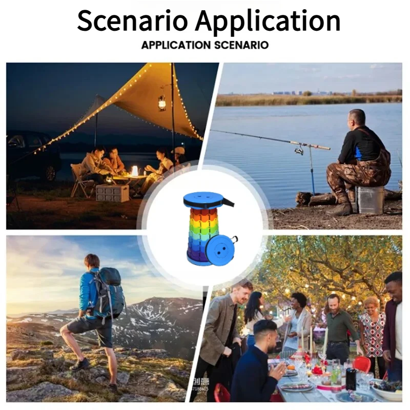Rainbow Telescopic Camping Sto - огляд і ціна Outdoor Furniture Design