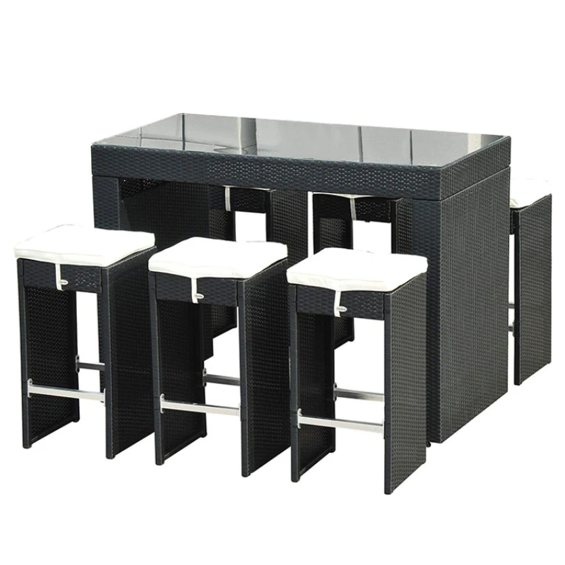 7pcs Rattan Bar Set Garden Wic - огляд і ціна Outdoor Furniture Europe