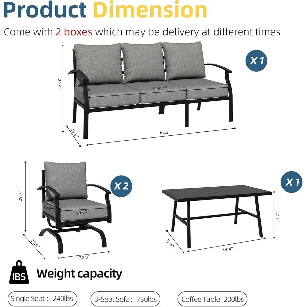 Grey Outdoor Metal Patio Furni - огляд і ціна Outdoor Furniture Metal Chairs