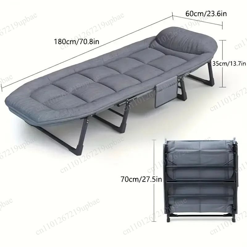 Portable Folding Sleeping Bed  - огляд і ціна Outdoor Furniture Metal Chairs