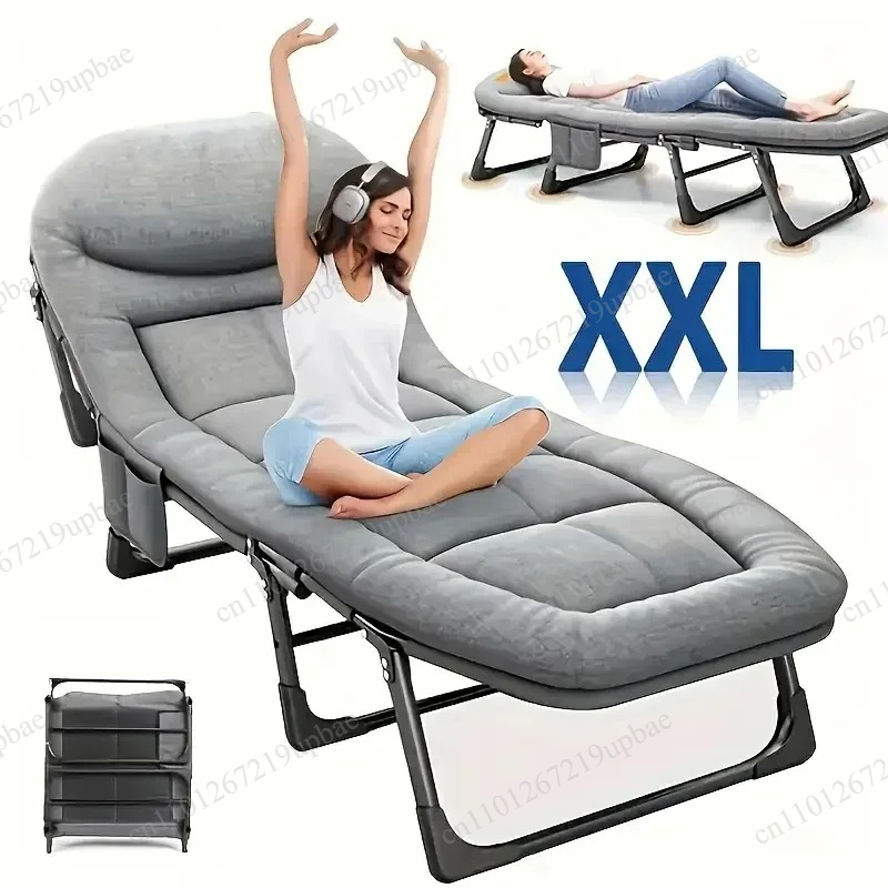 Portable Folding Sleeping Bed  - огляд і ціна Outdoor Furniture Metal Chairs