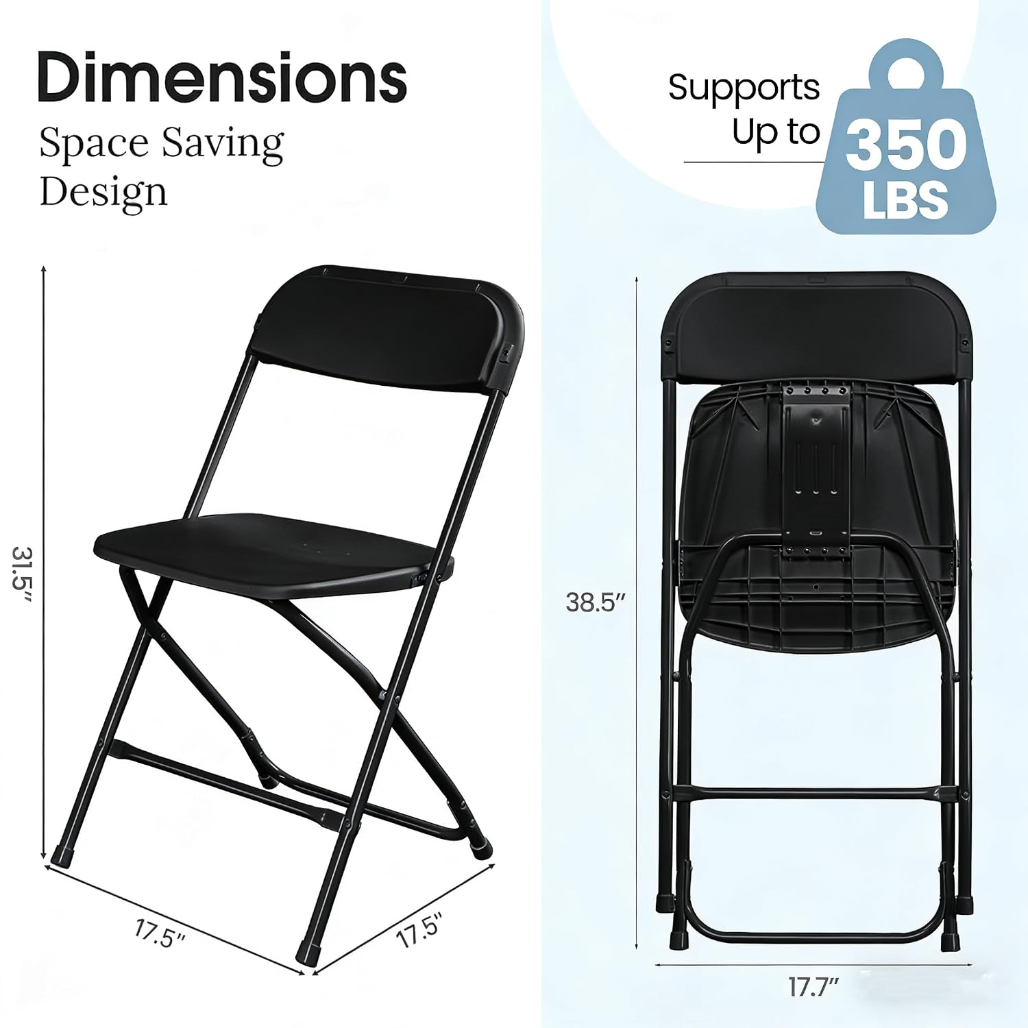 Black Folding Chair Metal Fram - огляд і ціна Outdoor Furniture Metal Chairs