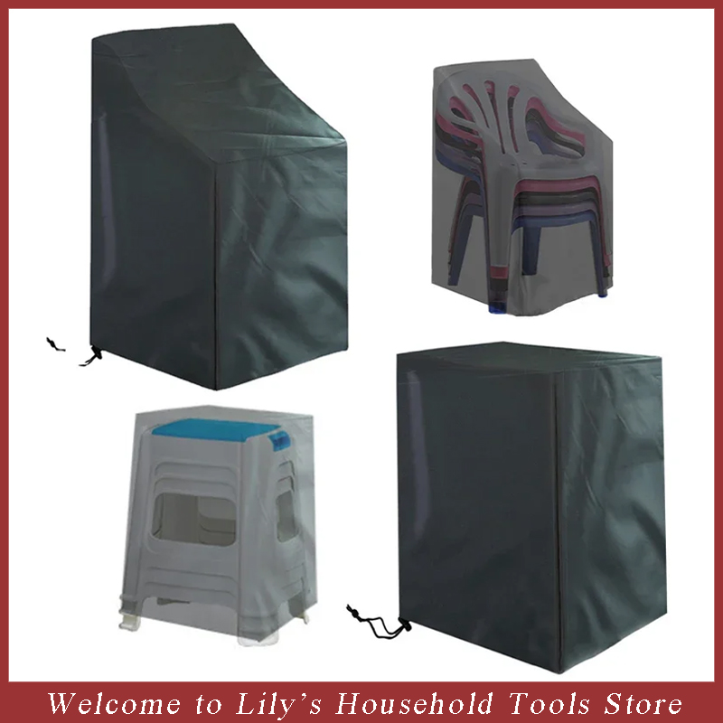 Stacked Chair Dust Cover Outdo - огляд і ціна Outdoor Furniture Fabric Waterproof