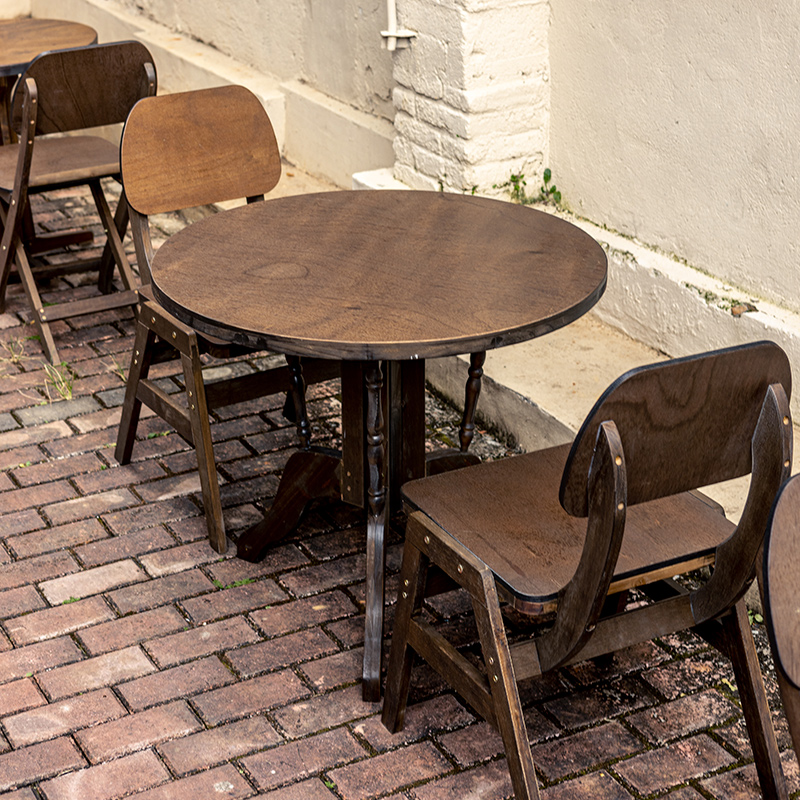 Retro Dining Table Round Table - огляд і ціна Outdoor Furniture Shop