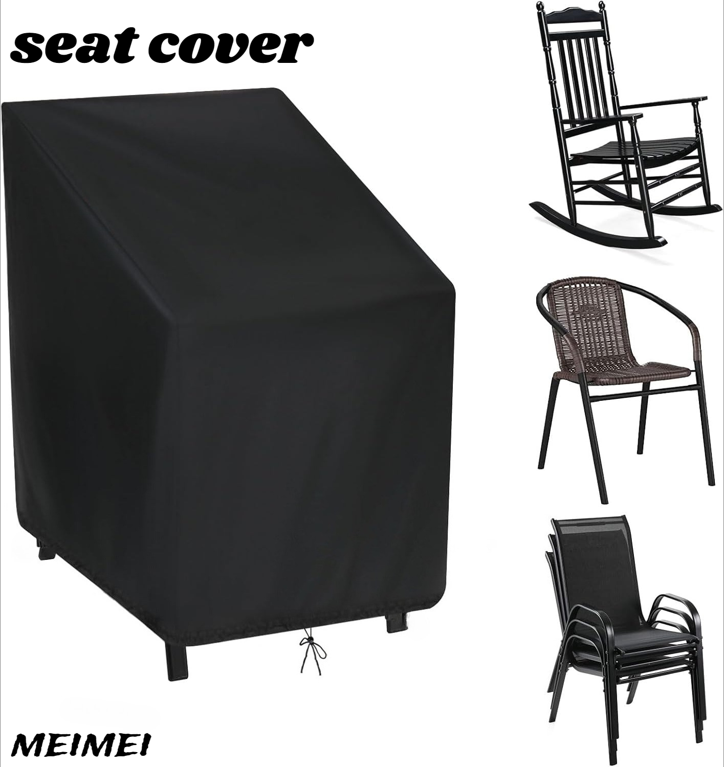 Stacked Chair Dust Cover Stora - огляд і ціна Outdoor Furniture Cover Waterproof
