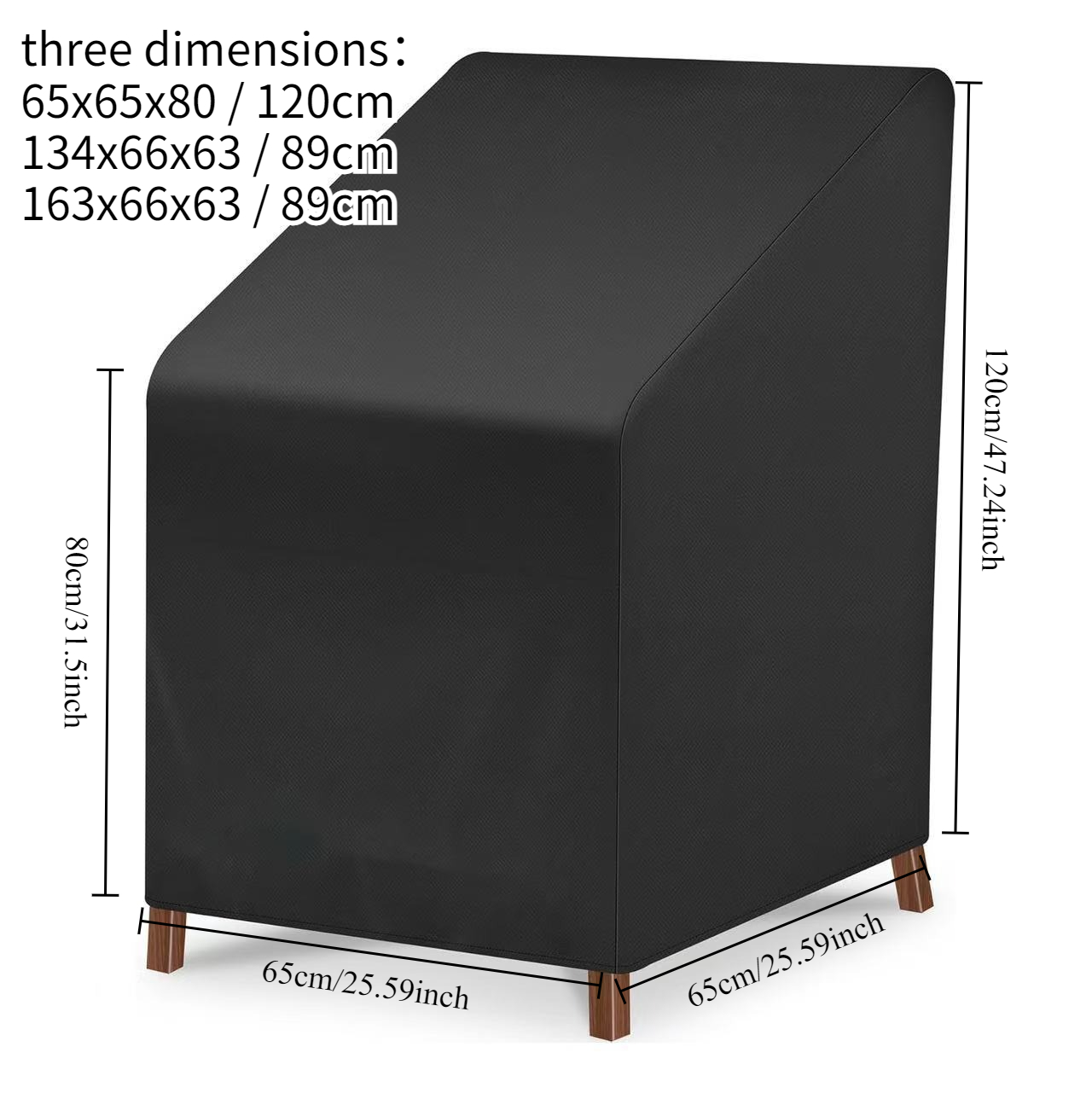 Stacked Chair Dust Cover Stora - огляд і ціна Outdoor Furniture Cover Waterproof