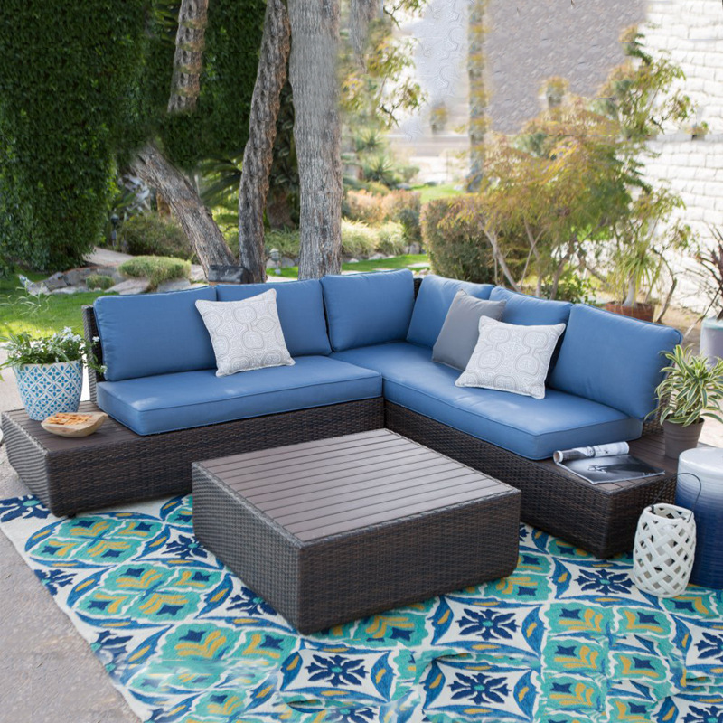 Outdoor Sofa Courtyard Rattan  - огляд і ціна Outdoor Furniture Metal Chairs