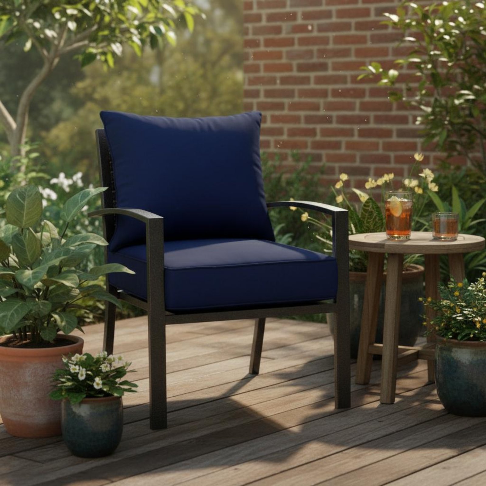 Patio Chair Pad Hidden Closure - огляд і ціна Outdoor Furniture Fabric