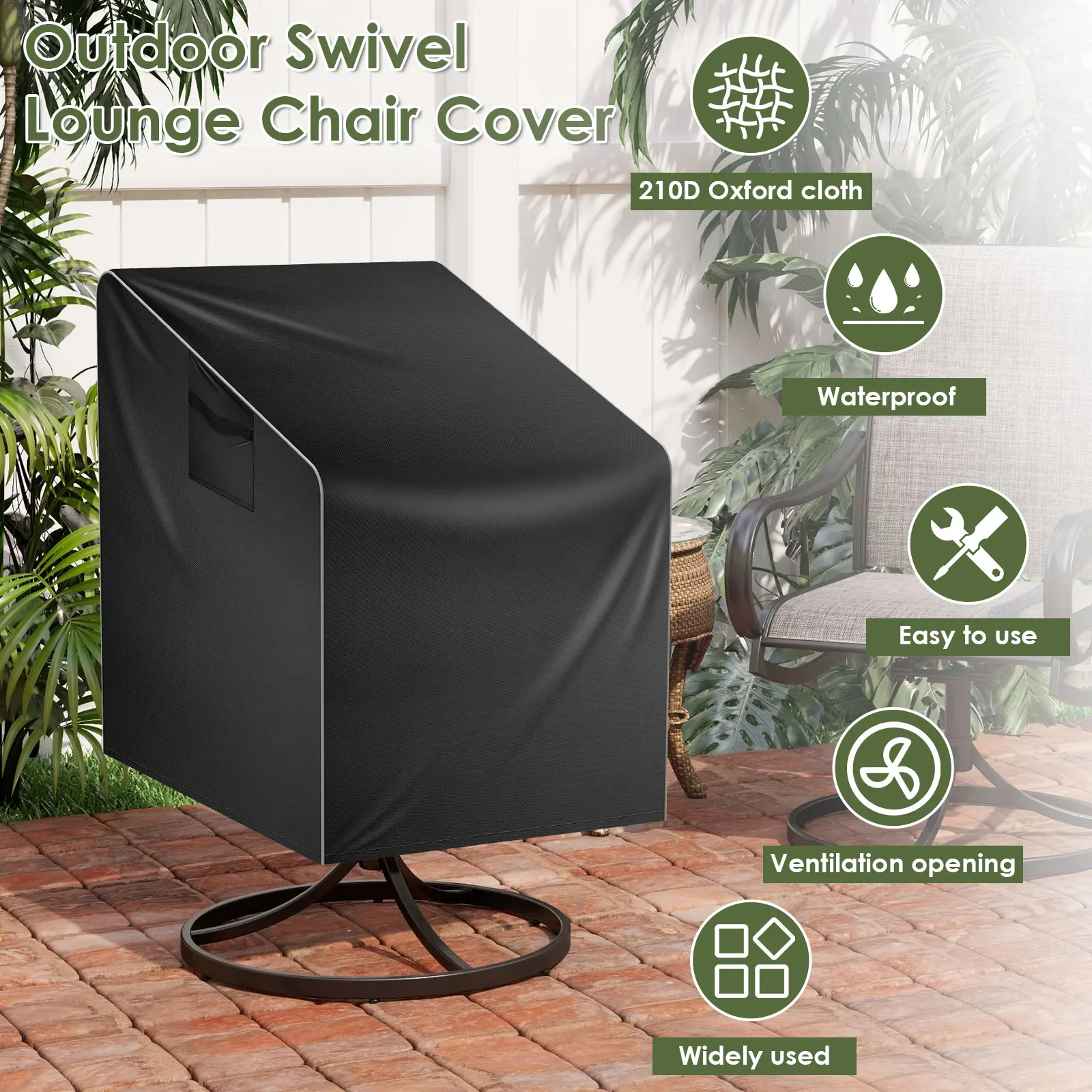 Outdoor Thickening Chair Dust  - огляд і ціна Outdoor Furniture Europe